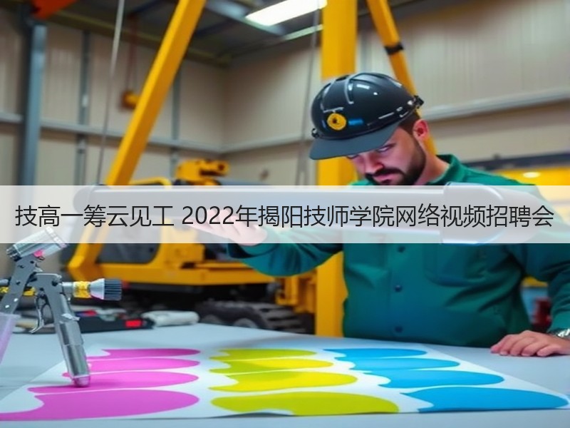 技高一筹云见工 2022年揭阳技师学院网络视频招聘会