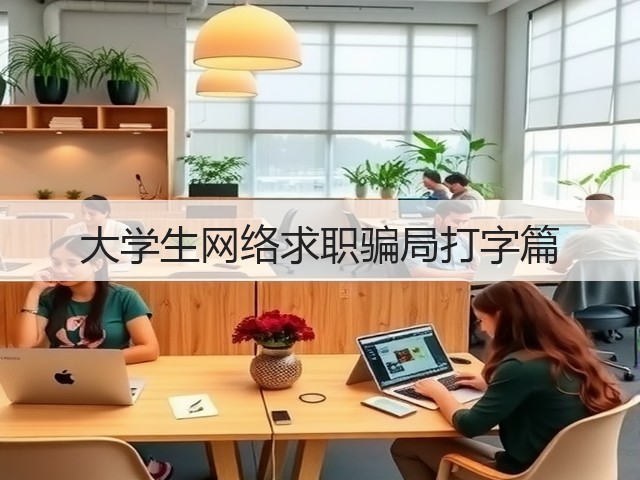 大学生网络求职骗局打字篇(图1) 大学生网络求职骗局打字篇(图1)