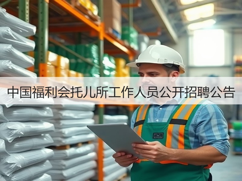 中国福利会托儿所工作人员公开招聘公告