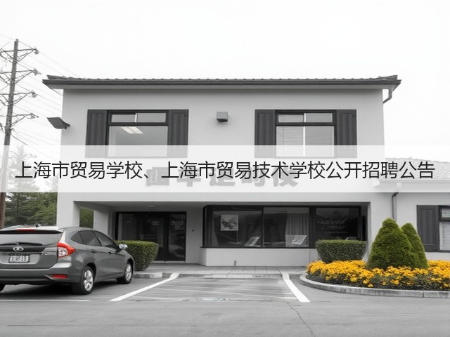 上海市贸易学校、上海市贸易技术学校公开招聘公告(图2) 上海市贸易学校、上海市贸易技术学校公开招聘公告(图2)