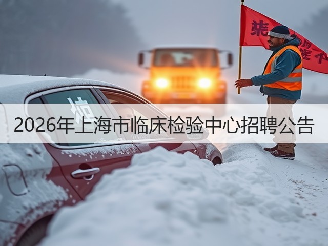 2026年上海市临床检验中心招聘公告(图3) 2026年上海市临床检验中心招聘公告(图3)