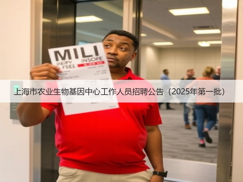 上海市农业生物基因中心工作人员招聘公告（2025年第一批）