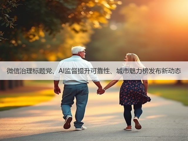 微信治理标题党、AI监督提升可靠性、城市魅力榜发布新动态(图1) 微信治理标题党、AI监督提升可靠性、城市魅力榜发布新动态(图1)