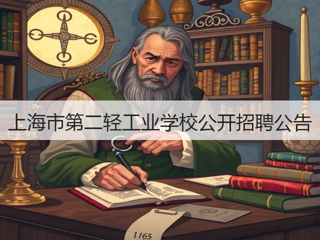上海市第二轻工业学校公开招聘公告(图2)