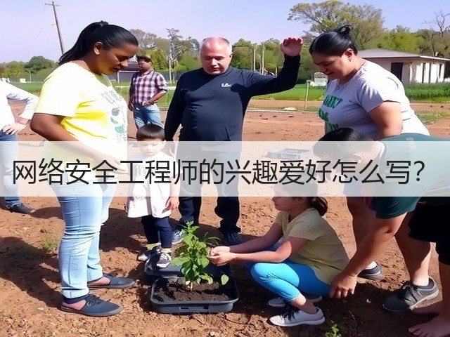 网络安全工程师的兴趣爱好怎么写?(图2) 网络安全工程师的兴趣爱好怎么写?(图2)