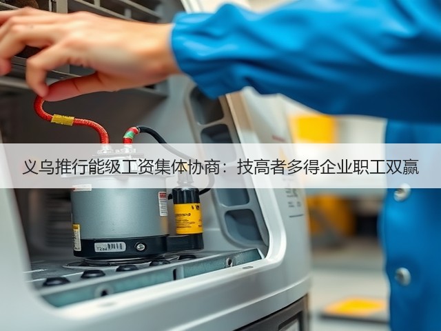 义乌推行能级工资集体协商:技高者多得企业职工双赢(图1) 义乌推行能级工资集体协商:技高者多得企业职工双赢(图1)