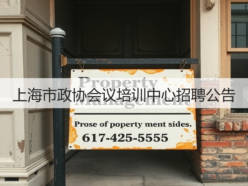 上海市政协会议培训中心招聘公告