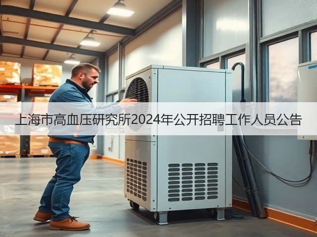 上海市高血压研究所2024年公开招聘工作人员公告(图2)