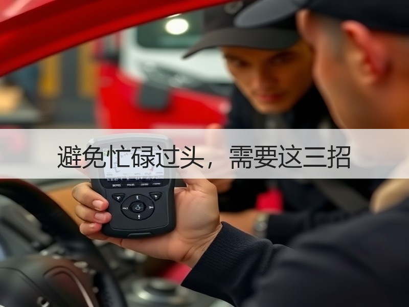 避免忙碌过头，需要这三招