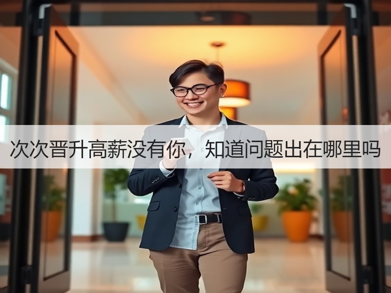 次次晋升高薪没有你，知道问题出在哪里吗