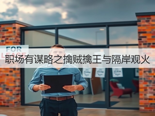 职场有谋略之擒贼擒王与隔岸观火(图2) 职场有谋略之擒贼擒王与隔岸观火(图2)