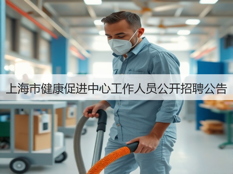 上海市健康促进中心工作人员公开招聘公告