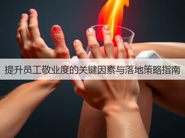提升员工敬业度的关键因素与落地策略指南(图2) 提升员工敬业度的关键因素与落地策略指南(图2)