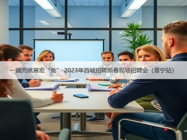 一蹴而就展宏“兔” 2023年百城招聘新春现场招聘会(普宁站)(图1) 一蹴而就展宏“兔” 2023年百城招聘新春现场招聘会(普宁站)(图1)
