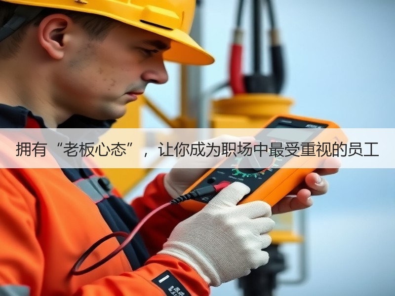 拥有“老板心态”，让你成为职场中最受重视的员工