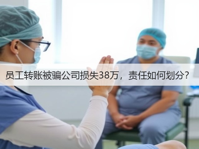 员工转账被骗公司损失38万，责任如何划分？(图1)