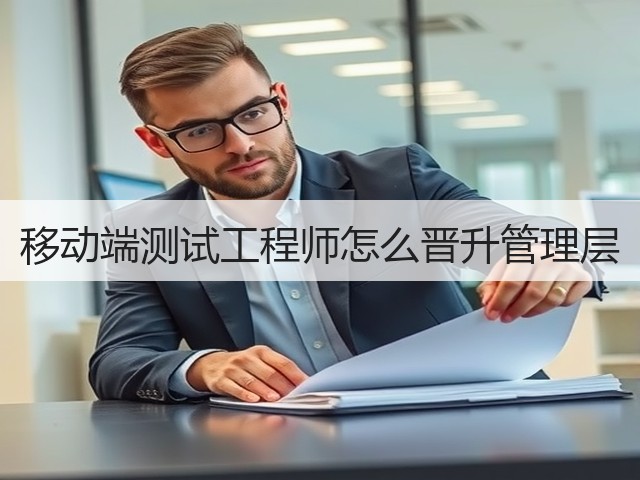 移动端测试工程师怎么晋升管理层(图3) 移动端测试工程师怎么晋升管理层(图3)