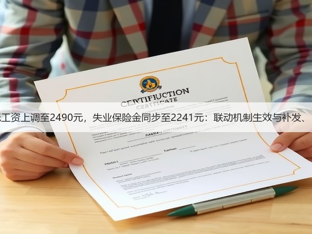 杭州最低工资上调至2490元，失业保险金同步至2241元：联动机制生效与补发、申领要点(图3)