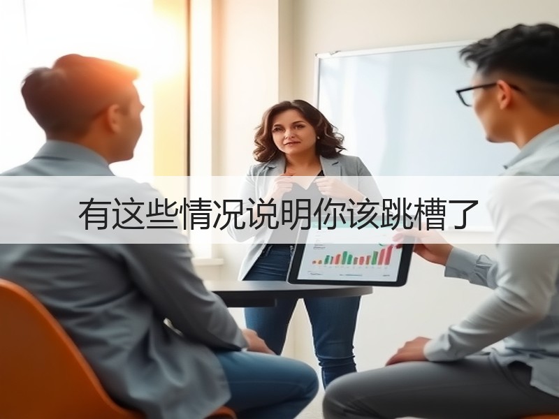有这些情况说明你该跳槽了