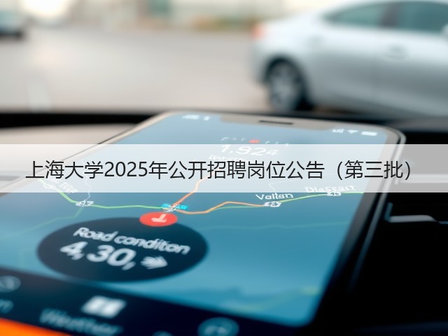 上海大学2025年公开招聘岗位公告(第三批)(图3) 上海大学2025年公开招聘岗位公告(第三批)(图3)