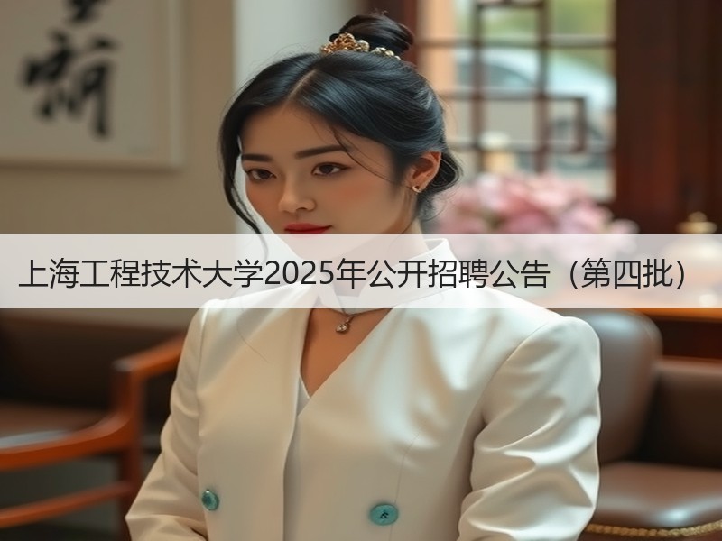 上海工程技术大学2025年公开招聘公告（第四批）