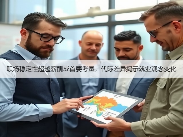 职场稳定性超越薪酬成首要考量，代际差异揭示就业观念变化(图1)