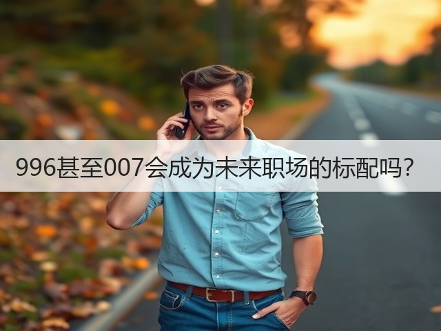 996甚至007会成为未来职场的标配吗?(图2) 996甚至007会成为未来职场的标配吗?(图2)