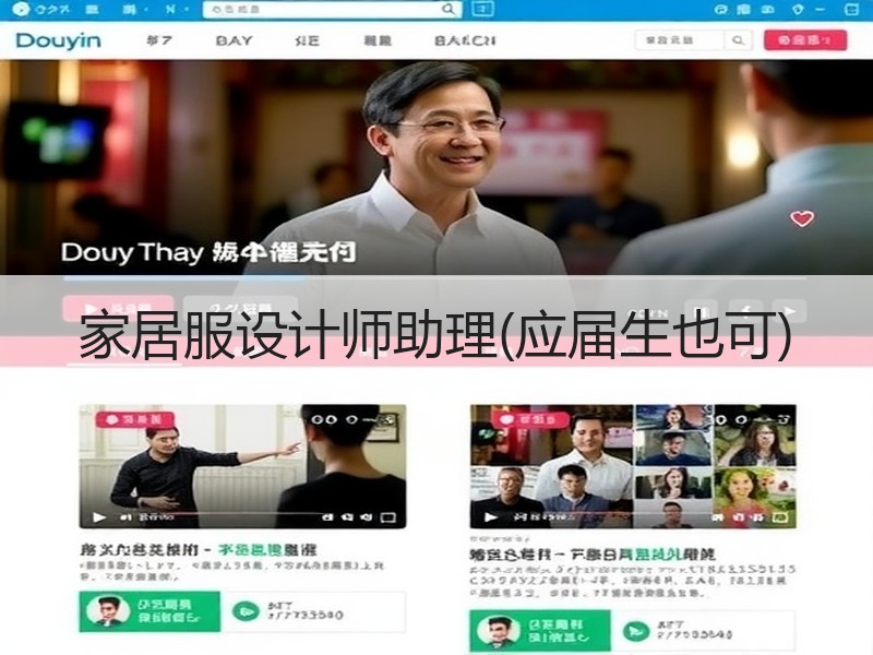 家居服设计师助理(应届生也可)