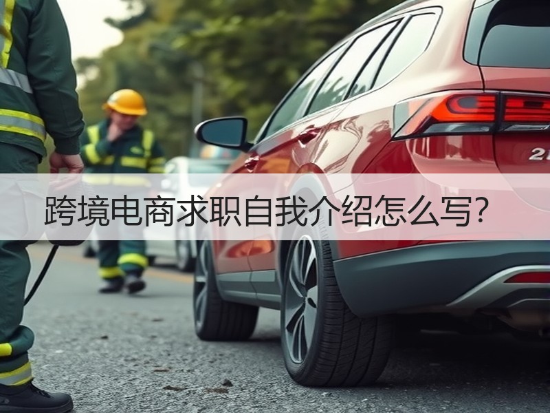 跨境电商求职自我介绍怎么写？