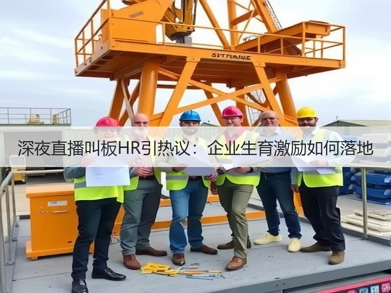 深夜直播叫板HR引热议：企业生育激励如何落地