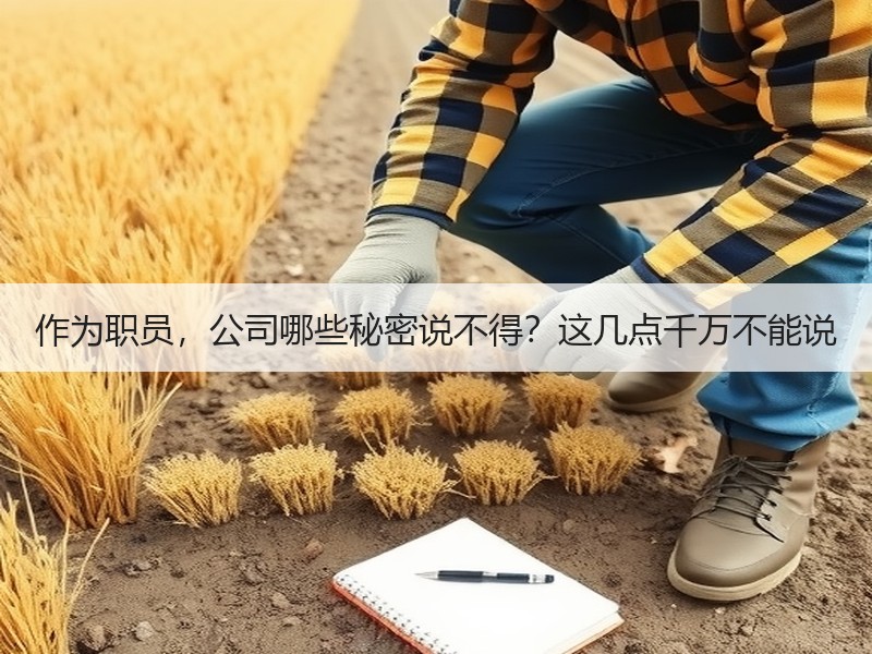 作为职员，公司哪些秘密说不得？这几点千万不能说