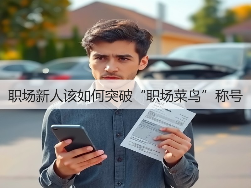职场新人该如何突破“职场菜鸟”称号