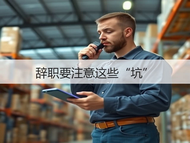 辞职要注意这些“坑”(图3)