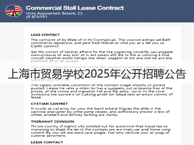 上海市贸易学校2025年公开招聘公告(图1)