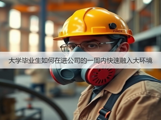 大学毕业生如何在进公司的一周内快速融入大环境(图1) 大学毕业生如何在进公司的一周内快速融入大环境(图1)