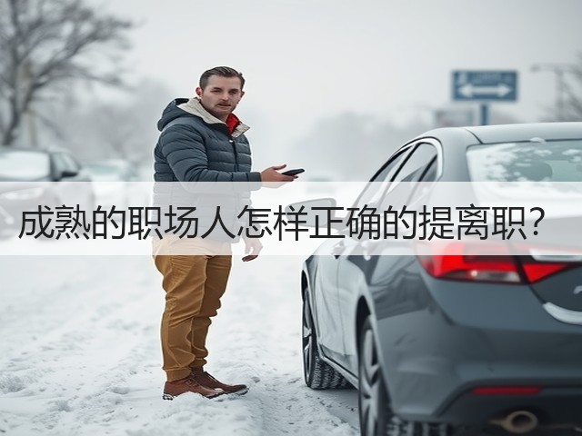 成熟的职场人怎样正确的提离职？(图1)