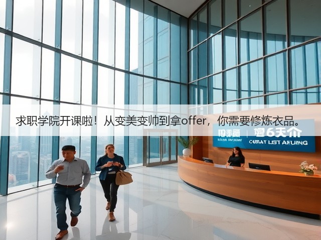 求职学院开课啦！从变美变帅到拿offer，你需要修炼衣品。(图3)