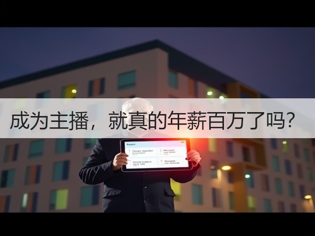 成为主播,就真的年薪百万了吗?(图2) 成为主播,就真的年薪百万了吗?(图2)