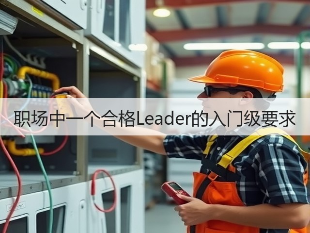 职场中一个合格Leader的入门级要求(图2) 职场中一个合格Leader的入门级要求(图2)