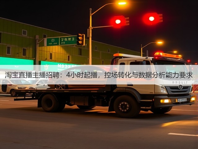 淘宝直播主播招聘：4小时起播，控场转化与数据分析能力要求(图3)