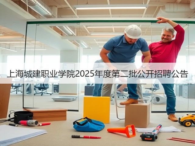 上海城建职业学院2025年度第二批公开招聘公告(图3) 上海城建职业学院2025年度第二批公开招聘公告(图3)
