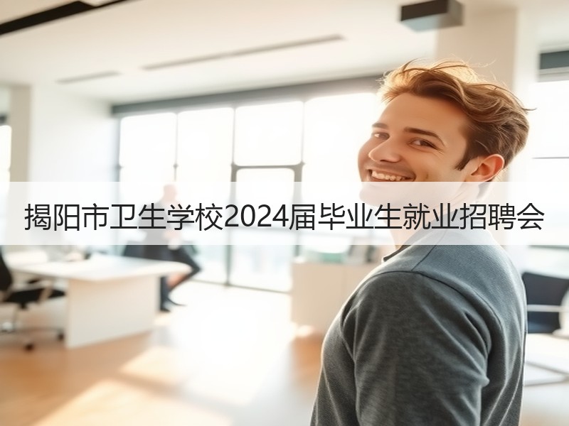 揭阳市卫生学校2024届毕业生就业招聘会