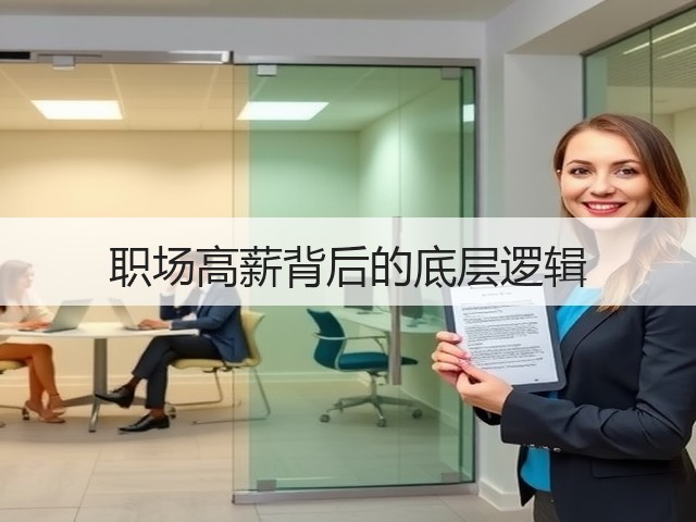职场高薪背后的底层逻辑(图1) 职场高薪背后的底层逻辑(图1)