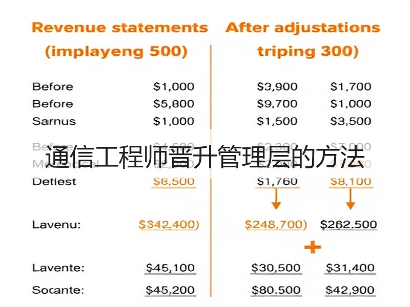 通信工程师晋升管理层的方法