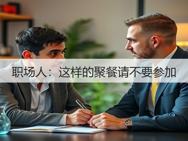 职场人:这样的聚餐请不要参加(图3) 职场人:这样的聚餐请不要参加(图3)