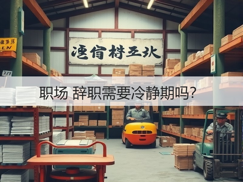 职场 辞职需要冷静期吗？