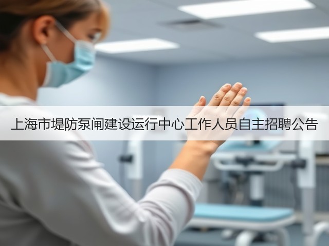 上海市堤防泵闸建设运行中心工作人员自主招聘公告(图1)