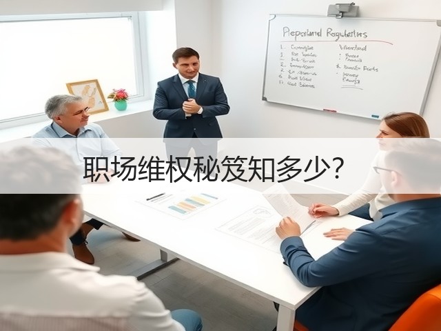 职场维权秘笈知多少?(图2) 职场维权秘笈知多少?(图2)