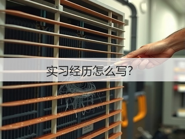 实习经历怎么写?(图1) 实习经历怎么写?(图1)