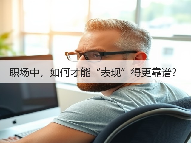 职场中,如何才能“表现”得更靠谱?(图2) 职场中,如何才能“表现”得更靠谱?(图2)